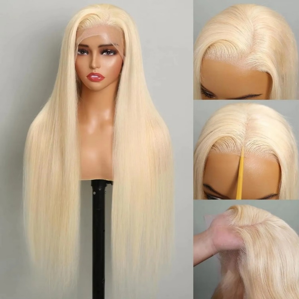 Lace Front Wigs - 613 loira peruca de cabelo humano