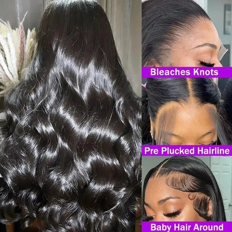 40 Polegada onda do corpo peru - Hd Lace Frontal Wig Human Hair Pre Plucked avaliação e preço