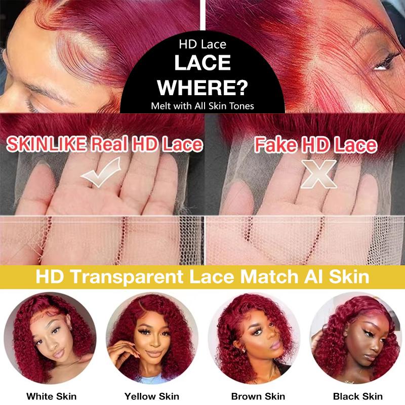 Perucas de cabelo com renda fr - Hd Lace Frontal Wig Human Hair Pre Plucked avaliação e preço