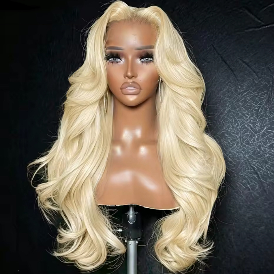 Peruca Frontal de Renda 13x6 L - 613 Blonde Body Wave Lace Front Wig avaliação e preço