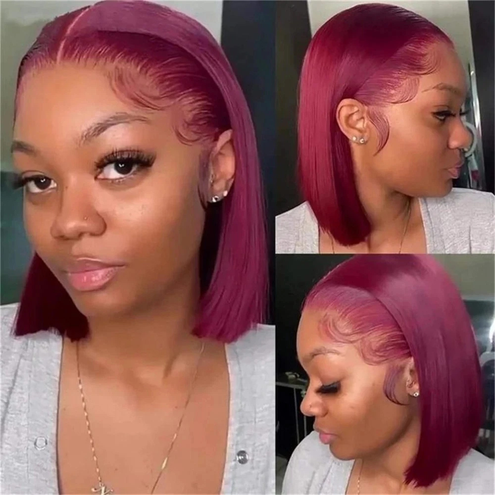Perucas curtas estilo bob, cor - Pre Parted 13X4 Lace Front Bob Wig avaliação e preço