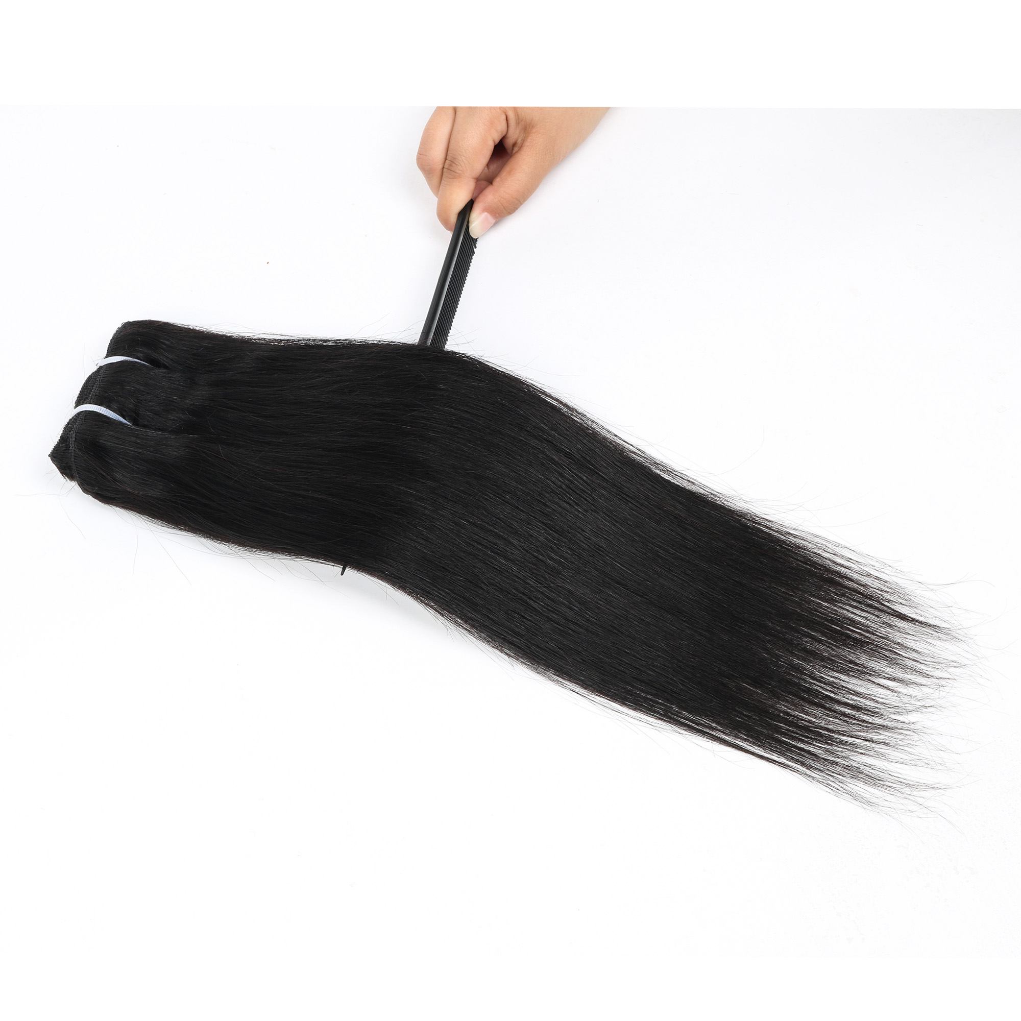 Extensões de cabelo com presil - Seamless Clip In Hair Extensions Human Hair avaliação e preço